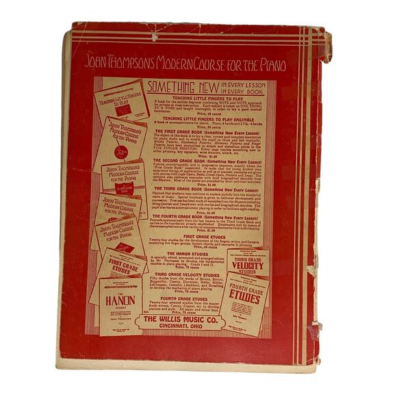 Vintage John Thompson's Modern Course for the Piano Third Grade Book from 1938 - Picture 8 of 12